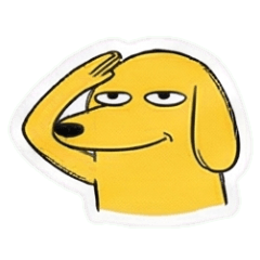 Cute Dog Series-Little Yellow Dog