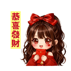 紅女孩-恭喜發財