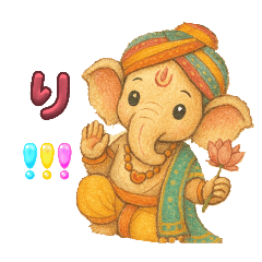 Ganesha-style Elehant