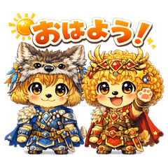 異世界獣人族もふみみ兄弟スタンプ