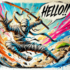 ミイラ忍者、参上！