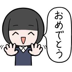 All-year-round student simple black 5