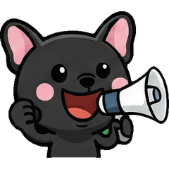 Animated Black Frenchie 2nd