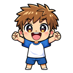 Comical Chibi Boy