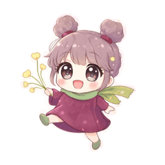 Gentle Everyday Girl Stickers