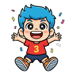 Comical Chibi Boy 3