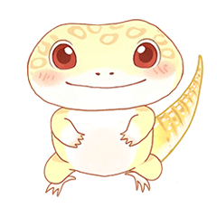 Gentle Leopard Gecko Everyday Stickers