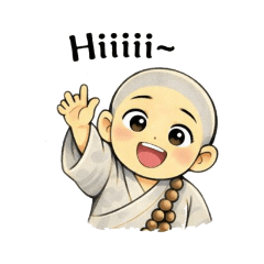 PJ可愛小沙彌貼圖系列之1