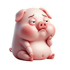 粉紅豬愛你啾咪撒嬌中