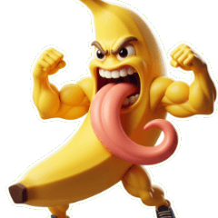 柔軟な舌を持つビッグバナナは最高にすごい