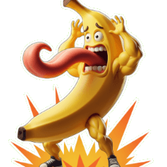 大香蕉的舌頭很靈活 展現最強技能中