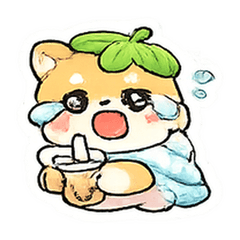 Leaf Hat Hamster Mogu Berry Mood