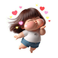 엉뚱 발랄 통통 소녀의 응원