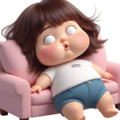 Dopey Chubby Girls Confused Surprise