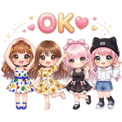 ちびROSH♡可愛い毎日スタンプ♡