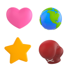 Cartoon Object and Emoji  3D