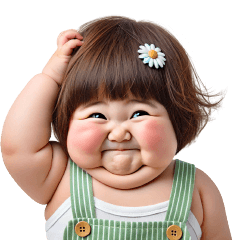 Chubby Girl Funny face190 BIG EN