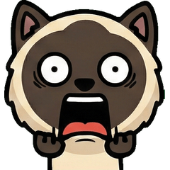 オーバーなシールポイント猫1