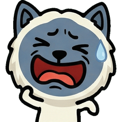 オーバーなブルーポイント猫1