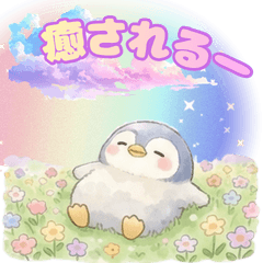 Relaxed Penguin Daily Stickers