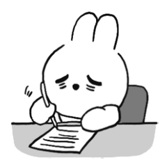 今天也不想上班的社畜兔兔