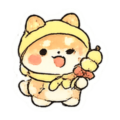 Honey Shiba Dango Buddy Reactions