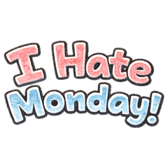 I Hate Monday Lazy Sleepy Low Energy