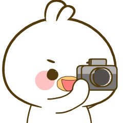 Baby Bird White 2 : Animated Stickers