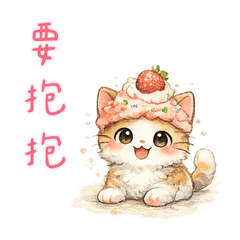 蛋糕貓咪