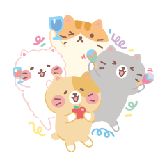 Cat Company : Soft Doodle Cats