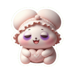 ムーンの塩対応！誘いを断るスタンプ