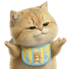 可愛喵寶寶不想努力了 (社畜篇) ​