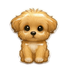 ぷっくりマルプーのスタンプ