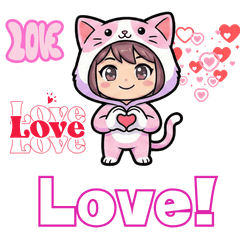 表情豊富な猫モチーフスタンプ