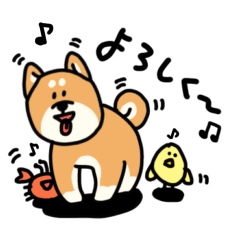 Japanese dogs friends