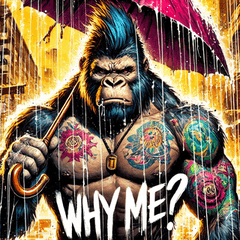 Roaring! Raging! Muscle Gorilla