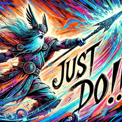 Divine Realm Unleashed - Odin