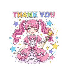 Magical Girl Color Stickers
