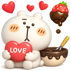 くまぴ★バレンタイン節分