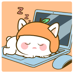 Bubu Orange : Effect stickers