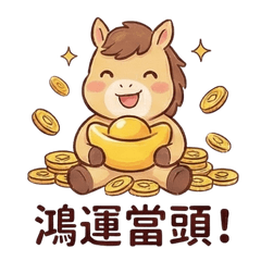 Cute Pony Welcomes Spring