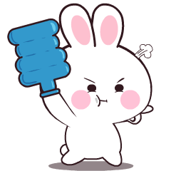 Kawaii Rabbit 3 : Animated Stickers