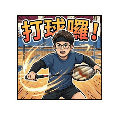 大樹趴趴跑走-羽球篇