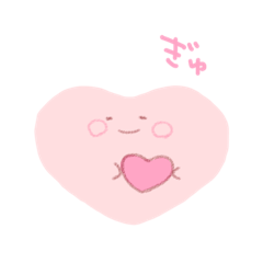 sticker of hearts
