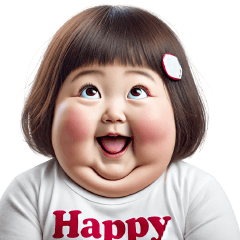 Chubby Girl Funny face191 BIG EN