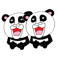The twin panda