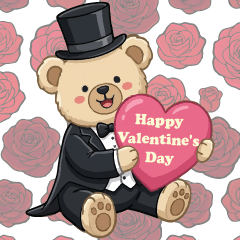 Classy Valentine Bears Romantic Date