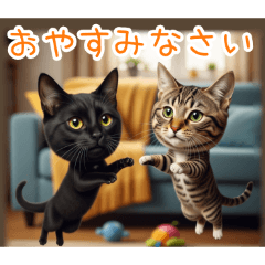 [おやすみなさい専用]顔でか猫２