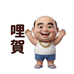Funny Bald Uncle: Taiwanese Vibes