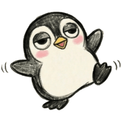 R-chan เพนกวินดำมาดกวน (สายขี้เกียจ)